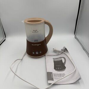 Nostalgia Hot Chocolate & Milk Frother 30oz- Heat Any beverage - Excellent cond.